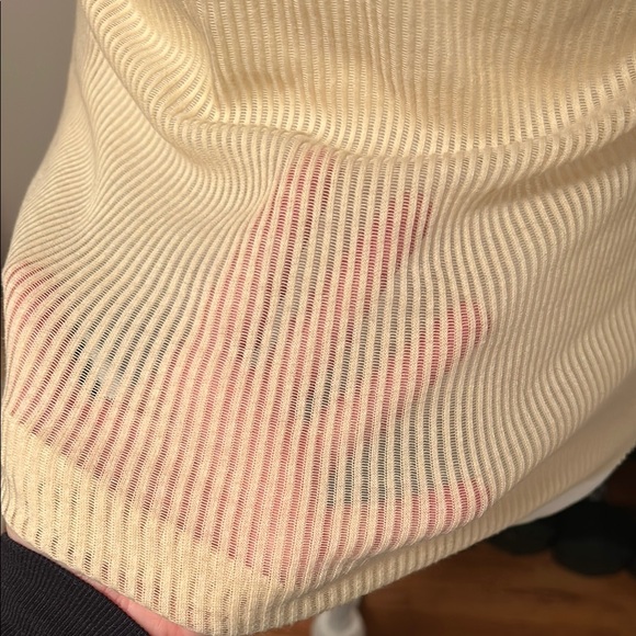 Beige Ribbed Top - Picture 4 of 5